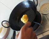 A picture of step 3 of Cauliflower fritters.