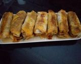 A picture of step 8 of Smokey Baked Spring Rolls.