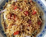 A picture of step 7 of Chilla chaat.