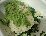 A picture of step 3 of Palak cutlet.