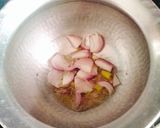A picture of step 1 of RIDGE GOURD SABJI (Turi / Turai ki sabji).