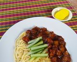 Foto langkah ke 7 dari resep Jjajangmyun ala Indonesia.