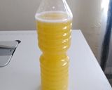 A picture of step 3 of Homemade orange juice.
