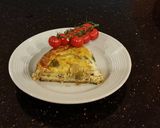 A picture of step 12 of Sausage, Cheese and Jalapeño Quiche.