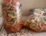 Hình bước làm 5 của món Chân gà muối sả tắc(kiểu vùng cao)