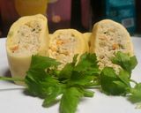 Foto langkah ke 3 dari resep Egg chicken roll.