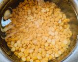 A picture of step 1 of Bengal gram dal.