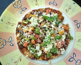 रोटी पिज़्ज़ा (roti pizza recipe in Hindi) रेसिपी चरण 4 फोटो
