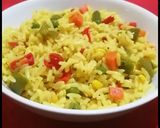 A picture of step 2 of Savoury rice.