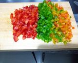 Foto del paso 1 de la receta: Dip de pimentón y tocineta