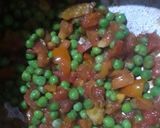A picture of step 2 of Tamatar matar Aloo ki sabji.