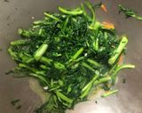 蒜炒山茼蒿的食譜步驟3照片