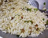 A picture of step 6 of Khatta Meetha namkeen.