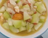 Foto langkah ke 4 dari resep Tumis labu siam udang.