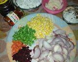 A picture of step 2 of Semolina spring rolls.