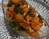 फुलगोभी (Cauliflower chi bhaaji recipe in marathi) रेसिपी स्टेप 4 फोटो 