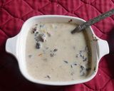A picture of step 3 of A healthy breakfast with black rice -mung porridge.