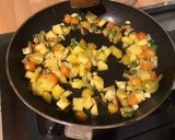 Une image de l'étape 10 de Gambas géantes à l'ananas, aubergine et tomates cerises.