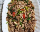 蔥爆牛五花的食譜步驟3照片