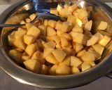 Une image de l'étape 4 de Tarte pommes, caramel, orange et fruits secs (pâte brisée aux fruits secs).
