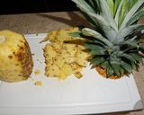 Foto del paso 3 de la receta: Plato de piña con semillas de sésamo y mandarinas