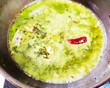 A picture of step 3 of Brahmi leaves Rasam.