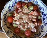 A picture of step 5 of California Farm Surimi Crab Louie Salad.