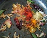 A picture of step 4 of Tindora curry.