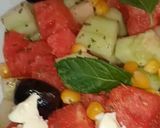Une image de l'étape 4 de Salade d'été, melon 🍈, pastèque 🍉 et concombre 🥒.