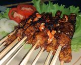 Foto langkah ke 6 dari resep Sate tempe bumbu kacang.