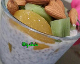 Foto del paso 1 de la receta: Pudín de Chía con durazno, kiwi y almendras
