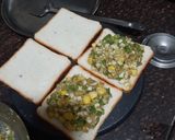 A picture of step 2 of Toast sandwich.