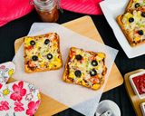A picture of step 6 of Bread Pizza.