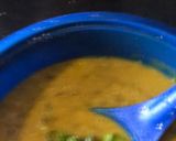 A picture of step 5 of Bajra and green moong khichdi.