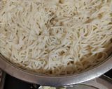 A picture of step 1 of Veg noodles.