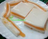 A picture of step 1 of Coconut milk mango sandwich.