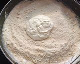 A picture of step 2 of Kaju Pista Roll.