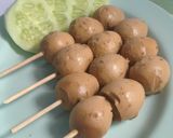 Foto langkah ke 5 dari resep Sate Telur Puyuh Bumbu Bacem (Khas Angkringan).