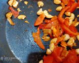 A picture of step 1 of Shahi Paneer.