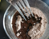Foto del paso 2 de la receta: Brownie de harina de centeno en el microondas