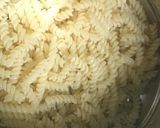A picture of step 2 of Chicken Pasta.