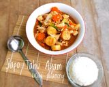 Foto langkah ke 10 dari resep Sapo Tahu Ayam.