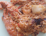 Foto del paso 7 de la receta: Paella de cigalas, gambones, colas de langostino y sepia