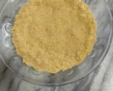 A picture of step 2 of 3 layer simple custard.