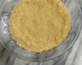 A picture of step 2 of 3 layer simple custard.