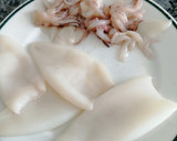 Foto del paso 4 de la receta: Calamares rellenos con langostinos Sabor Cookpad