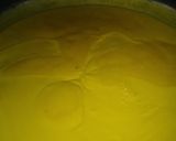 A picture of step 4 of Pakora kadhi.