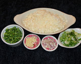 Foto del paso 1 de la receta: ARROZ DE COLIFLOR CON POROTOS VERDES Y CEBOLLINES, KETO, JON STYLE