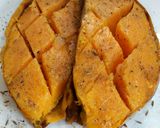 Foto del paso 3 de la receta Boniatos asados al horno, con mantequilla y comino