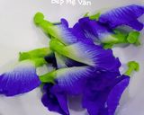 Hình bước làm 2 của món Mứt dừa non từ hoa đậu biếc